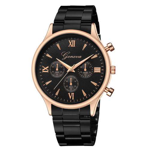Luxury Brand Men Watches Full Steel Rose Gold Watch