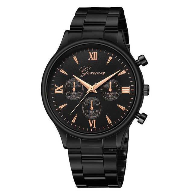 Luxury Brand Men Watches Full Steel Rose Gold Watch