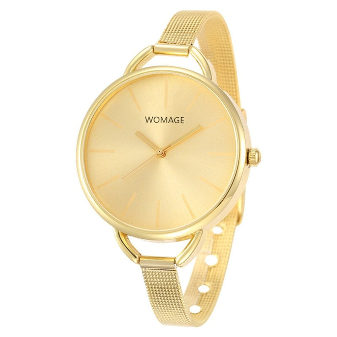 Ladies Fashion Quartz Watch Women Luxury Gold Steel Watches Women's Casual Wrist Watch Hodinky reloje mujer Relogio Feminino