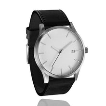 Load image into Gallery viewer, Men Leather Band Analog Quartz Watches