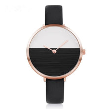 Load image into Gallery viewer, Ladies Watch 2019 New Stylish Wrist Watch For Women Leather Analog Quartz Gold Dial Casual Clock Bayan Saat reloj mujer
