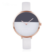 Load image into Gallery viewer, Ladies Watch 2019 New Stylish Wrist Watch For Women Leather Analog Quartz Gold Dial Casual Clock Bayan Saat reloj mujer