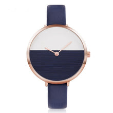 Load image into Gallery viewer, Ladies Watch 2019 New Stylish Wrist Watch For Women Leather Analog Quartz Gold Dial Casual Clock Bayan Saat reloj mujer